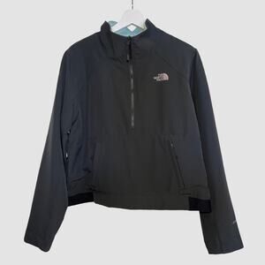 The North Face Women’s WindWall Reversible Pullover Jacket Size L Black/Blue